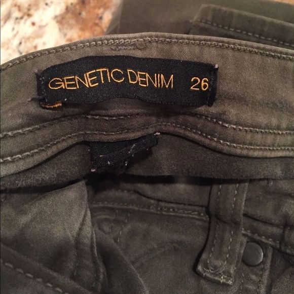 Genetic denim Shane skinny in army green - Picture 3 of 3